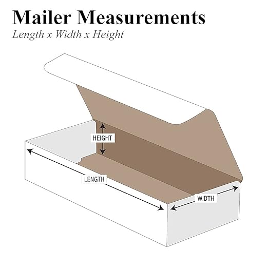 Box USA BM1464 Corrugated Mailers, 14" x 6" x 4", White (Pack of 50)