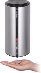 29fl.oz/850ml Commercial Automatic Liquid Soap Dispenser Wall-Mounted Large Capacity Model AD1209 Silver