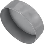 uxcell 4pcs Rubber End Caps 160mm ID Vinyl Round End Cap Cover Screw Thread Protectors Light Gray, 50mm Height