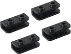 1Pc/4Pcs 2-Way Pop-up Gazebo Replacement Connector Spare Parts Rectangular Bracket Set, Canopy Truss Connector Replacement Parts Replacement Parts Black(4-Pcs)