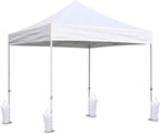 Extra Large Canopy Weights Bag Leg Weight for Pop up Canopy Tent Gazebo Patio Instant Outdoor Sun Shelter,120LBS Tent Weight Sand Bags (4Set White)