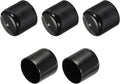 uxcell 5pcs Rubber End Caps 31mm ID Vinyl Round Tube Bolt Cap Cover Screw Thread Protectors Black