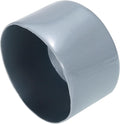 uxcell 4pcs Rubber End Caps 60mm ID Vinyl Round Tube Bolt Cap Cover Screw Thread Protectors Grey, 40mm Height