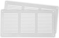 Repa Market 2-Pack 12x6 Inch Air Vent Cover/White Galvanized Steel Louvered Grill Cover with Mesh Screen/Wall or Ceiling Vent/Durable Flush Mount HVAC Register for Indoor and Outdoor Ventilation