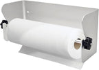 G-Sunny Garage Paper Towel Holder,Aluminum Wall-Mount Paper Towel Holder for Enclosed Trailer,Shop,Garage,Storage,5th Wheel,RV (Silver)