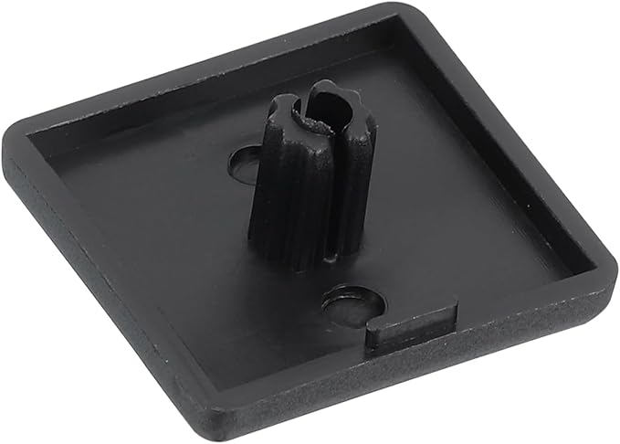 uxcell 20Pcs Extruded End Cap Nylon, 30x30mm T-Slot Aluminum Profile 3030 European Standard End Cap Extrusion Plug for Trolley, Fish Tank Rack, Storage Rack, Black