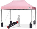 ABCCANOPY Patio Pop Up Canopy Tent 10x15 Commercial-Series (Pink)