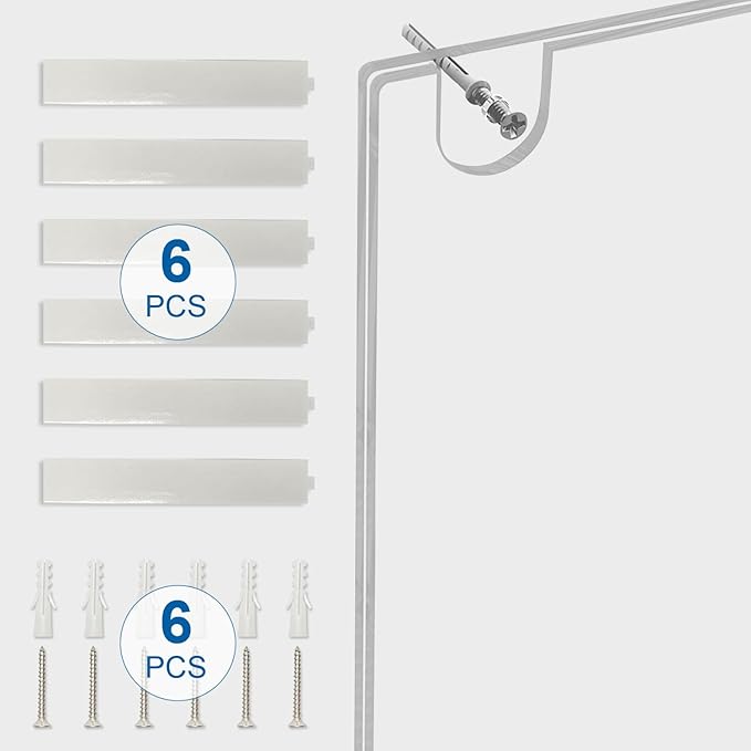 BlueValley 3 Pack Acrylic Sign Holder 8.5x11 Wall Mount Portrait – Clear Menu, Flyer & Picture Frame with Screws & Adhesive Tape, Wall Mounted Document Display for Office, School, Restaurant, Hotel, Public Space