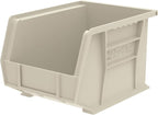 Akro-Mils 30239 AkroBins Plastic Storage Bins, Space-Saving Stackable Bins for Garage, Pantry, Craft Organization, 11-Inch x 8-Inch x 7-Inch, Stone, 6-Pack