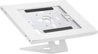 Mount-It! Anti-Theft Tablet Kiosk, Locking Tablet Enclosure with Counter Top and Wall Mount Base, Universal Enclosure for iPads Gen 7, 8, 9 and 10, iPad Pro, iPad Air, White
