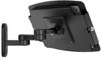 Compulocks iPad 10.2" Space Enclosure Swing Wall Mount Black iPad Wall Holder Versatile Display, Ideal for Office, Retail, and Commercial Use