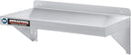 DuraSteel Stainless Steel Shelf - 24 Inch Wide x 14 Deep Commercial NSF Mounted Metal Wall Shelf Pantry Organizer Garage Storage Shelves - Rack Shelving Restaurant Kitchen Units Laundry Utility Room