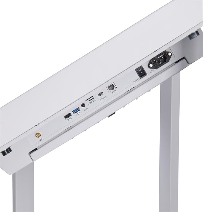 Displays2go 43 in Digital Kiosk, Touch Screen Kiosk with Angled 20pt IR Display and Android 11 OS - Android Kiosk for Retail, Wayfinding, Education (DK043TLW)