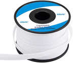 100Ft-1/4inch PET Expandable Braided Wire Sleeving,Wire Loom Cable Sleeve for TV,Computer,Home Theater,Automotive,Home Industrial,Electrical Wires,Chemical,Protect Cat from Chewing Cords,White