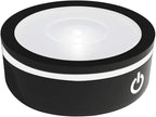 EUSTUMA LED Light Base Non-Slip Round Display Stand for 3D Crystal Glass Ball Art with Sensitive Touch Switch,Multiple Colors Display,Holiday Party Decoration. (No Rotating)(Concave base)