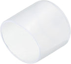 uxcell 20pcs Rubber End Caps 30mm ID Vinyl PVC Round Tube Bolt Cap Cover Screw Thread Protectors Clear