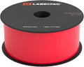 LabelTac 4 and Pro Model Indoor/Outdoor Rack Label Supply 2" x 150' Red