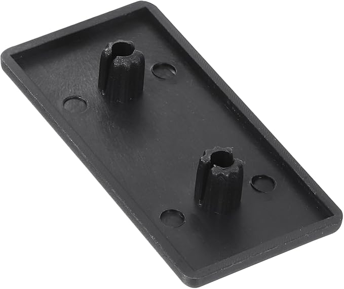 uxcell 14Pcs Extruded End Cap Nylon, 60x30mm T-Slot Aluminum Profile 3060 European Standard End Cap Extrusion Plug for Trolley, Fish Tank Rack, Storage Rack, Black