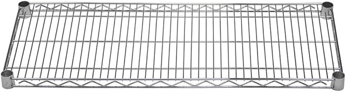 Shelving Inc. 14" d x 36" w Chrome Wire Shelving with 1 Tier Shelf, Weight Capacity 800lbs Per Shelf