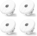 Wall Bushing Grommet for Starlink Dishy Router Ethernet adapter Cable, Starlink Cable Routing Kit Feed-Through for 1 inch Wall Hole and Furnitures Wire Hole (White, 4 Pack)