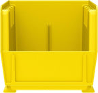 Akro-Mils 30230 AkroBins Plastic Storage Bins, Space-Saving Stackable Bins for Garage, Pantry, Craft Organization, 11-" x 5-" x 5-", Yellow, 12-Pack