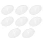 PATIKIL Desk Grommet 2-3/8", 4 Pcs Round Cable Grommet Cord Hole Cover with Adhesive Tape Flexible Table Wire Organizer for Office Home Table Countertop, White