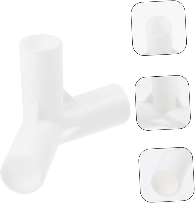 Three-Way Connector Tent Pole Fitting Kit 20pcs for Rooftop Festival Pop up Tents