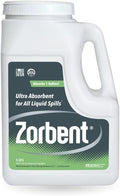Zorbent Oil Spill Absorbent | 5 Quart Jug Absorbs up to a Gallon of Liquid. Non-Toxic, Low-Dust, with Cleaning Agent. For Fast Industrial and Commercial Spill Cleanup