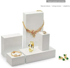 Oirlv Solid Wood Minimalism Style Jewelry Display Stand Showcase Jewelry Organizer Square Holder (SM05205)