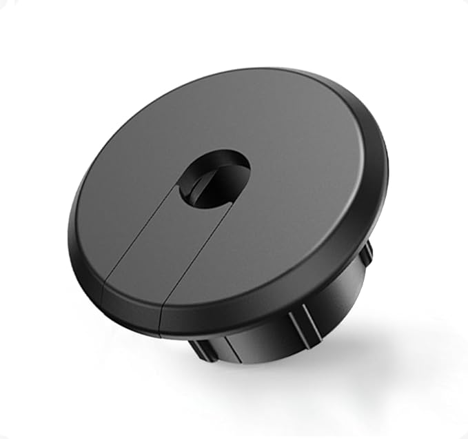 Wall Bushing Grommet for Starlink Dishy Router Ethernet adapter Cable, Starlink Cable Routing Kit Feed-Through for 1 inch Wall Hole and Furnitures Wire Hole (Black, 1 Pack)