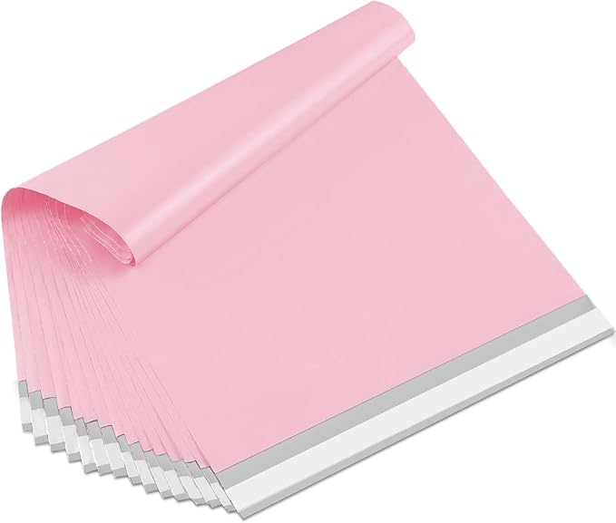6x9" Poly Mailers 100PCS, 5-Layer Self-Seal Waterproof Shipping Bags for Clothes, Books, Mailing, E-commerce Packaging,Tear-Proof Shipping Envelopes Poly Bags for Business