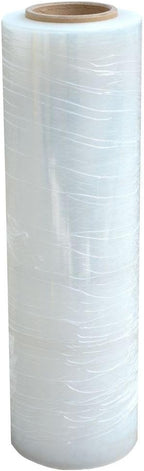 PackageZoom 4 Rolls 18” x 1500ft Heavy Duty Stretch Wrap Film – 55 Gauge Clear Plastic Pallet Wrap Roll for Moving, Packing, Shipping & Storage – Industrial Shrink Film Replaces 80 Gauge Wrap