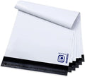 POLYSELLS 200 pcs 7.5x10.5 Inches White Poly Mailers Shipping Envelopes, Strong Adhesive Sealing, Waterproof, and Tear-resistant Postal Mailing Bags for Small Business, Clothes, Non-Fragile Items