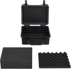 PP Portable Flight Case, Lockable Tool Box for Transportation Travelling, Protective Equipment Case, 9.4"x7.5"x4.3", -281