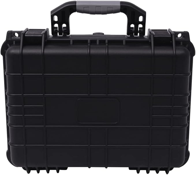 PP Portable Flight Case, Lockable Tool Box for Transportation Travelling, Protective Equipment Case, 16"x13"x6.9", -286