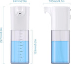 Touchless Alcohol Spray Dispenser, Infrared Induction Sprayer, Automatic Hand Sanitizer, White, 550ml, 8.9x2.9x10.3cm