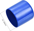 uxcell 4pcs Rubber End Caps 45mm(1 3/4") ID Vinyl Round Tube Bolt Cap Cover Screw Thread Protectors Blue, 40mm Height