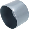 uxcell 4pcs Rubber End Caps 55mm ID Vinyl Round Tube Bolt Cap Cover Screw Thread Protectors Grey, 40mm Height