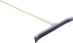 MARSHALLTOWN Asphalt Squeegee, 24 Inch Neoprene Curved Blade, 60 Inch Wood Handle, Spread Sealer Over Asphalt, Reversible, RED700247
