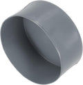 uxcell 4pcs Rubber End Caps 125mm(4 15/16 Inch) ID x 80mm(3 1/8 Inch) H Vinyl Round End Cap Cover Screw Thread Protectors Light Gray