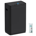 Mbillion Automatic Touchless 21 Gallon Motion Sensor Trash Can Stainless Steel Smart Trash Cans with Lid Rectangular Garbage Can for Kitchen Bedroom Home Office Black