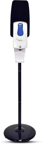 Kingdom Elite Series Automatic Touchless Hand Sanitizer Dispenser with Three Adjustable Dosage Settings Plus a Black Metal and Plastic Stand (Plain/Non-Personalized)