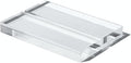 UNIQOOO 4" Clear Acrylic Stand | 6 Pack 3mm Slot Wedding Sign Holders, Perfect for Wedding, Table Number, Exhibition, Office, Restaurant, Business