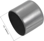 uxcell 10pcs Rubber End Caps 46mm ID Vinyl Round End Cap Cover Screw Thread Protectors Dark Grey