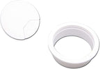 Quluxe Desk Grommet, 2-3/4 Inch Plastic Desk Cord Cable Hole Cover Grommet -White (Pack of 20)