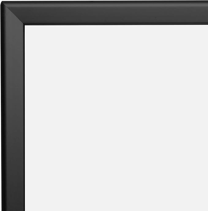 SnapeZo Poster Frame 20x30, Black, 1.25 Inch Aluminum Profile, Front-Loading Snap Frame, Wall Mounting, Professional Series
