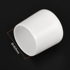 uxcell 5pcs Rubber End Caps 25mm ID Vinyl PVC Round Tube Bolt Cap Cover Screw Thread Protectors White
