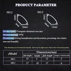 Self-Adhesive Corner Cord Cover, PVC Cable Floor Strip Protector, Wire Management Solution for Home Office, Black (Model NO.3) - Tidy Up Your Space!