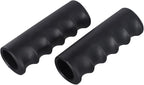 2Pcs Rubber Handle Cover Wheelbarrow Rubber Non-Slip Ergonomic Weatherproof Round Handle Grip Covers For Garden Carts(118 x 29mm)