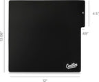Carstens Records Heavy Duty Vinyl Album Dividers A-Z | Single Sided Printing | 12" LP Organizers with Tabs | Pack of 26 Black | Made in The USA | for Side Browsing